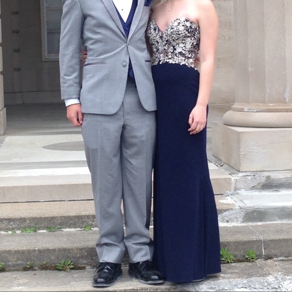 Dresses & Skirts - Navy Blue Prom Dress
